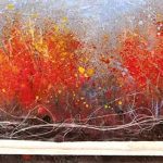 Humeur d’automne Acrylique / toile 6 po x 24 po